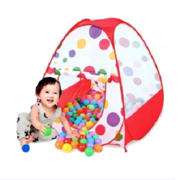 Tent Play House Toy With 50 Ball Set for Kids- Multicolor