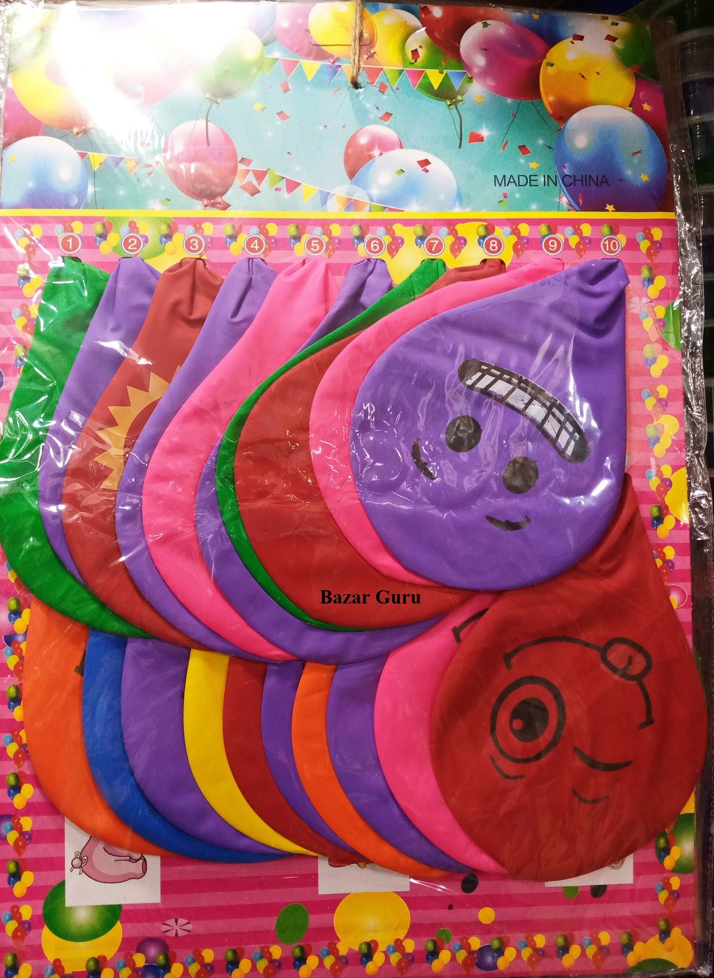 Smile Big Party Balloon-20 Piece Multicolor Thailand