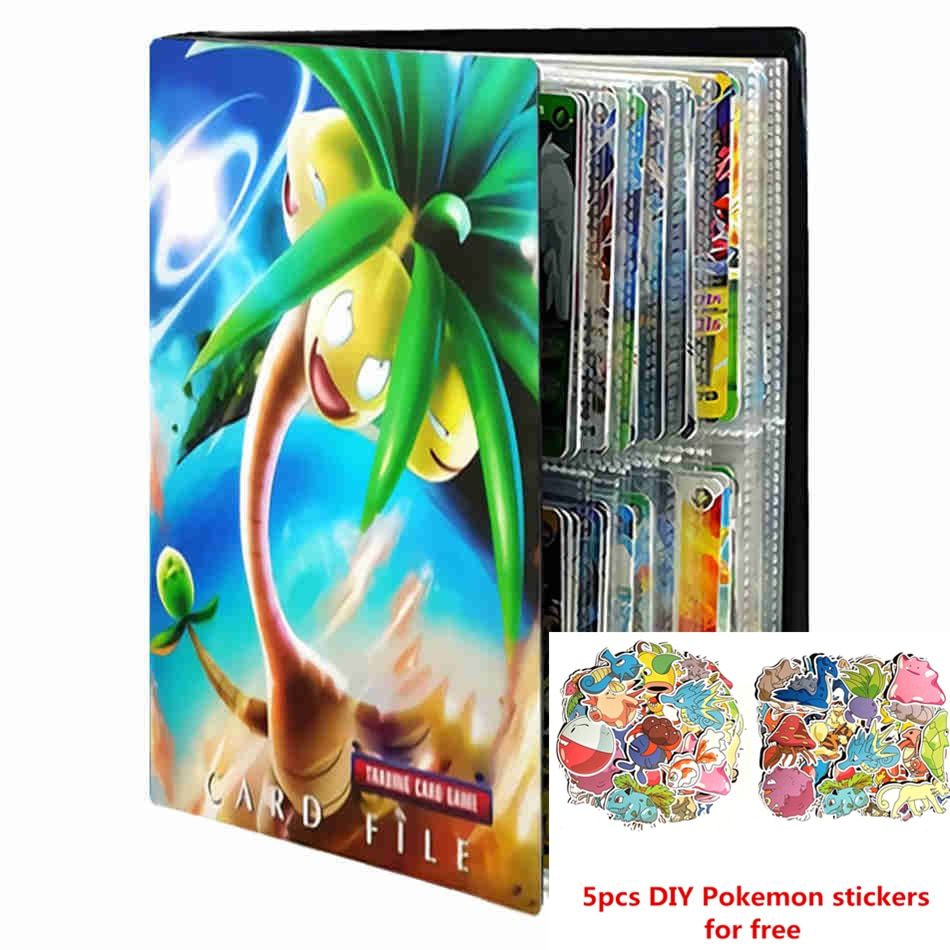 Pokemon DIY Collectors Album 240pc Albums Book Cartoon Anime Card Loaded List Holder Capacity Binder Folder Toys For Kids