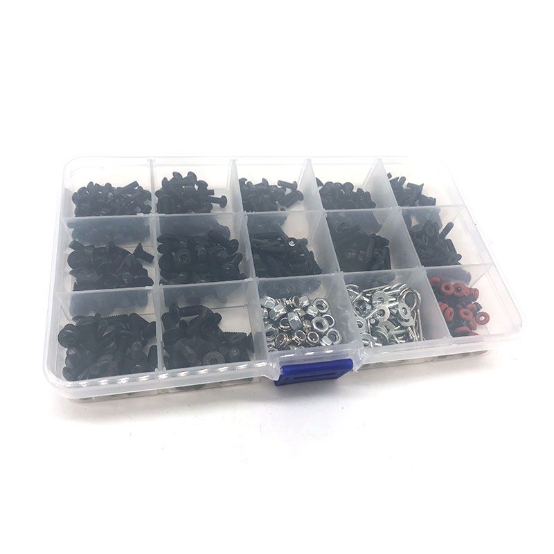 Screws Box Set for 1/10 HSP Traxxas Trx4 Tamiya HPI Kyosho D90 SCX10 Remote Control RC Car Parts 500Pcs