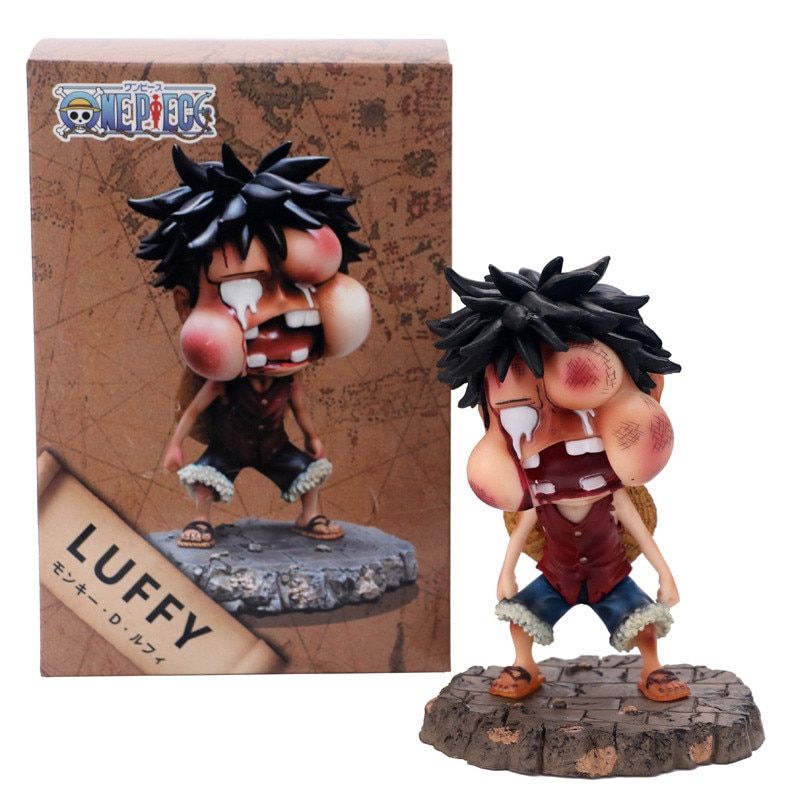 Luffy 3D2Y Big Standing Ver. PVC Action Figure Luffy Sanji Zoro  Model 27cm