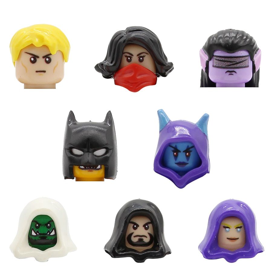 PG8165 Anduin Wrynn Game World WOW Figure Head Vanessa Vancleef Jaina Proudmoore Rexxar Remar Medivh Thrall Building Block Toys