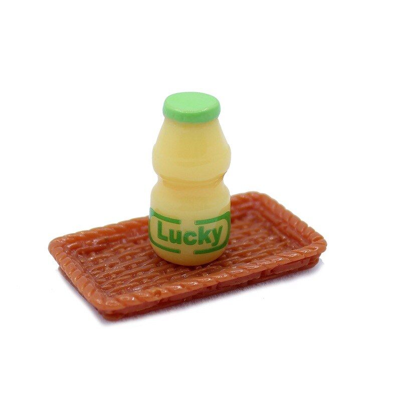 BoxiDIY 15pcs Slime Accessories Toy Resin Mini Milk Bottle Slime Supplies Filler for Clear Crystal Slime