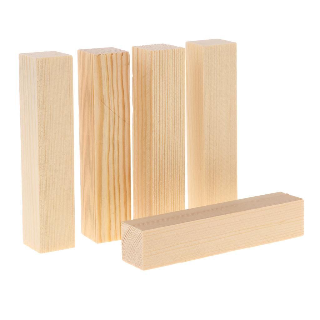 15x Unfinished Mixed Balsa Wood Sticks DIY Woodworking Projects Modelling Crafts