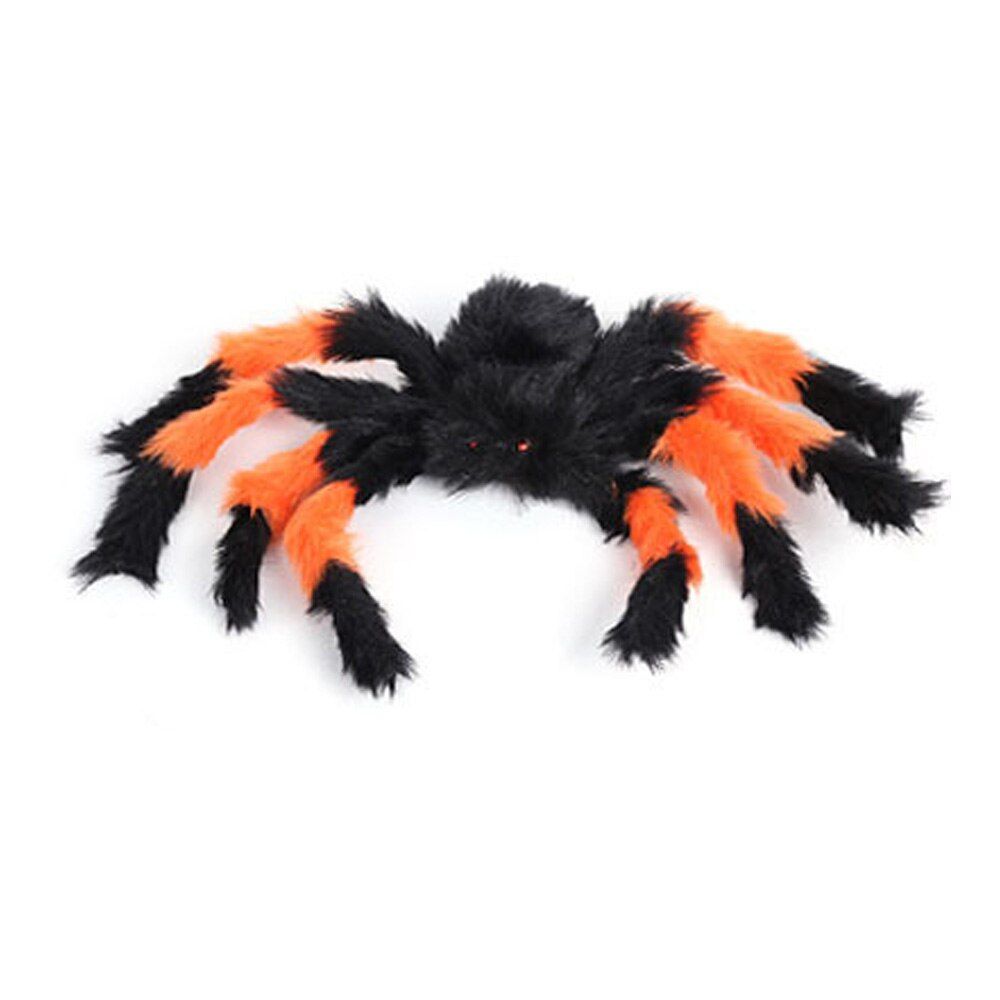 Lifelike Halloween Props Plush Spider Toy Simulation Supplies For Party 30cm New Scary Spider 6 Colors