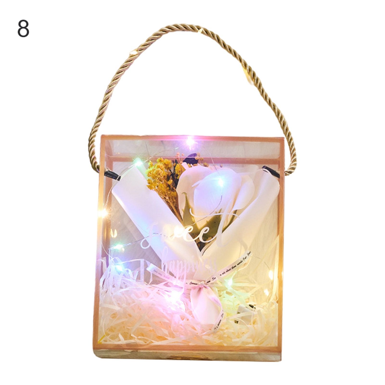 Dried Flowers Box Exquisite Creative Girl's Gift Artificial Flowers Combo