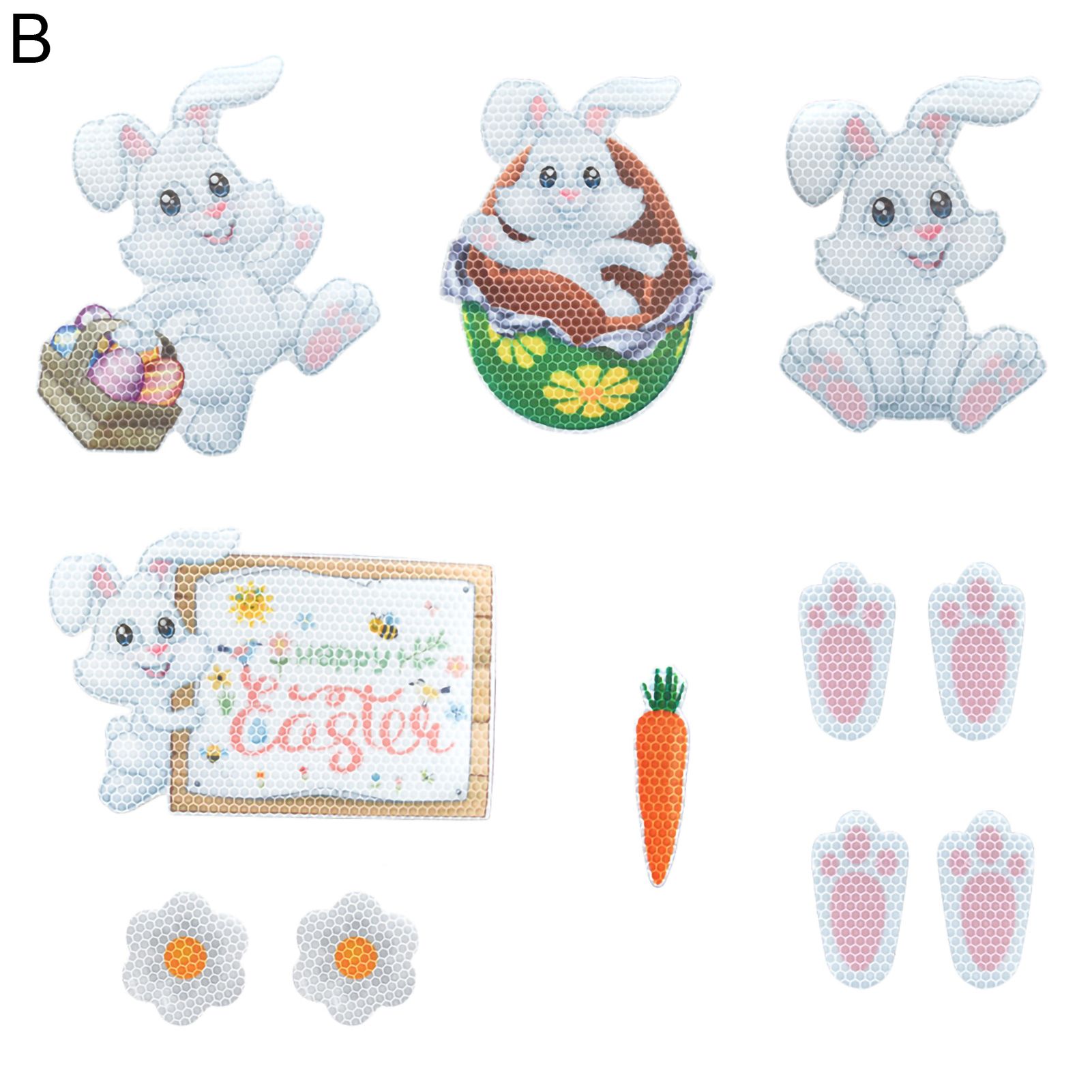 Fridge Magnet Attrtive Rabbit Easter Eggs Fridge Magnet