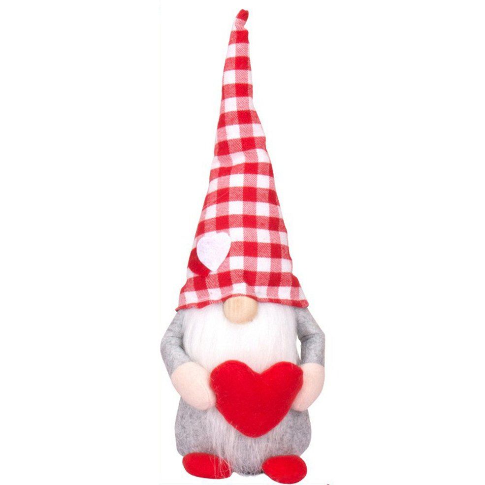 Rudolph Doll Decoration Gift Loving Rudolph Faceless Elderly Couple Doll