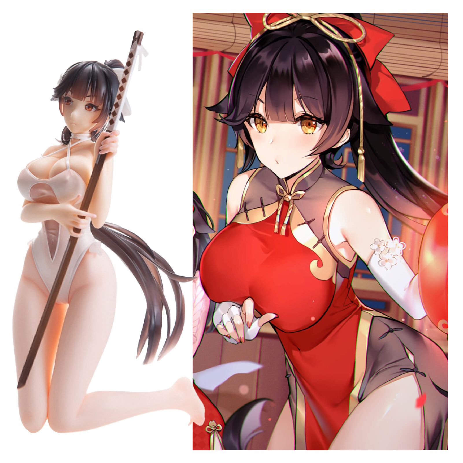 Livecity IJN Takao Figure Sexy Anti-fade PVC Alter Azur Lane Anime Figure for Movie Lovers