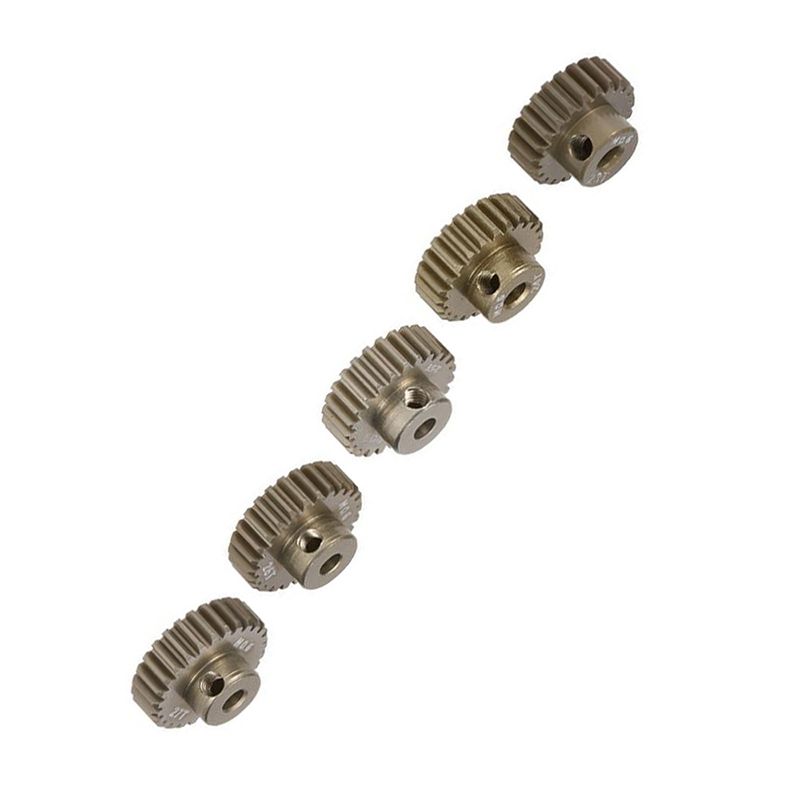 M0.6 3.175mm 23T 24T 25T 26T 27T 0.6 Module Pinion Motor Gear for 1/8 1/10 RC Off-road Buggy Truck Brushed Brushless Motor