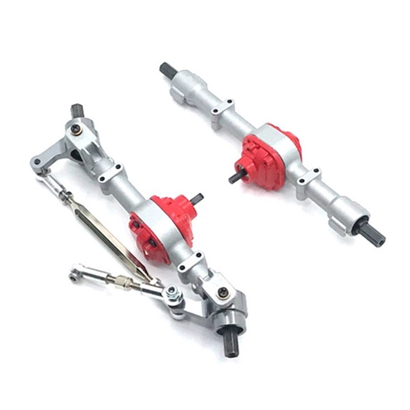 Upgrade Steel Gear Front & Rear Bridge Axle Steering Cup Rod Set for MN D90 D99 MN90 MN99S 1/12 RC Car Spare Parts,B