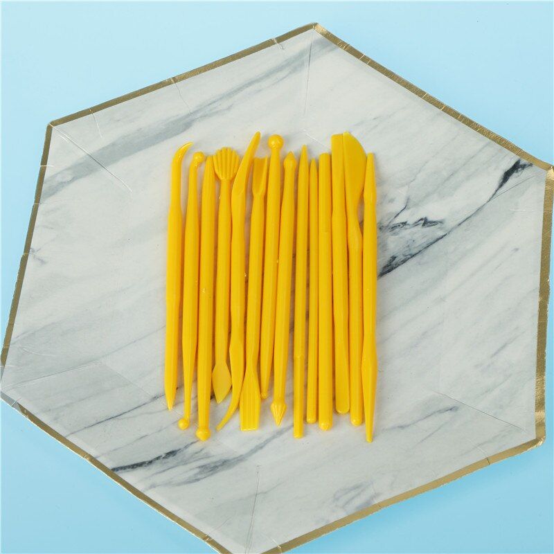 14 Pcs/Set Fondant Gum Paste Mold Cake Decorating Clay Resin Sugar Candy Sculpey DIY Cake Cooking Tools