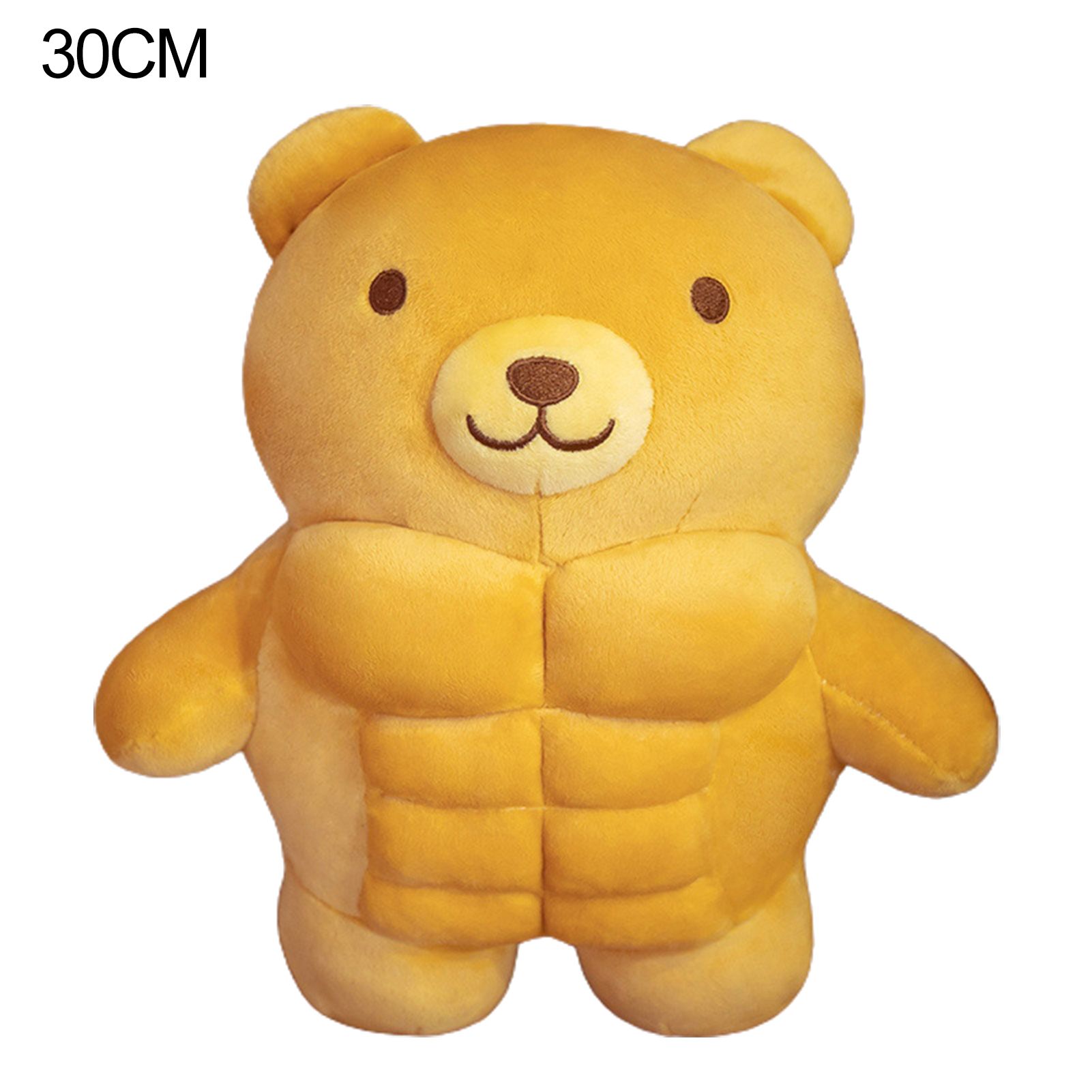 Stuffed Doll Meticulous Workmanship Bread Big Muscle Bear Doll