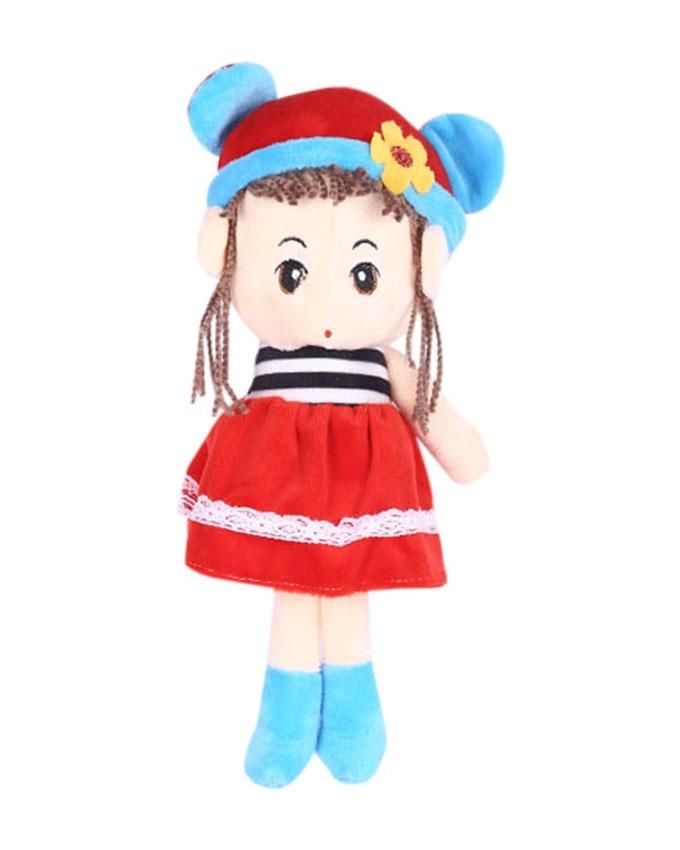 Woolen Doll Toy - Red and White