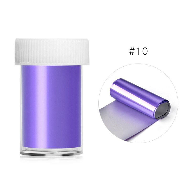 Holographic Nail Art Foils Set Starry Sky Marble Paper Nail Art Transfer Stickers Foils Design Slider for Nails Decorations