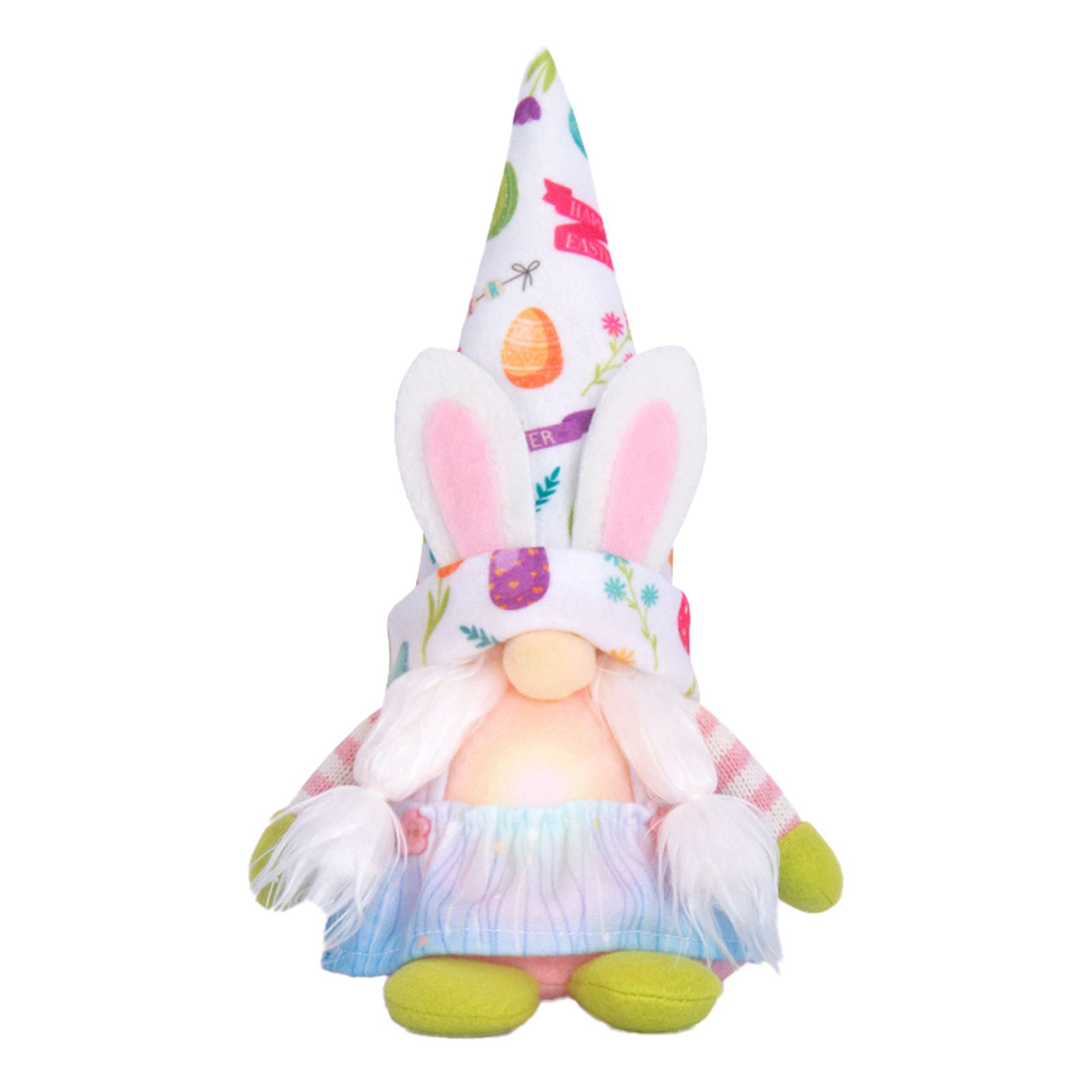 Plush Doll Exquisite Appearance Gnome Plush Doll Decoration with Light