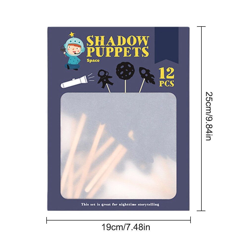 Children Shadow Puppets Toy Educational Silhouette Game Interesting Shadow Picture Toy Parent-child Interaction Cognition Game