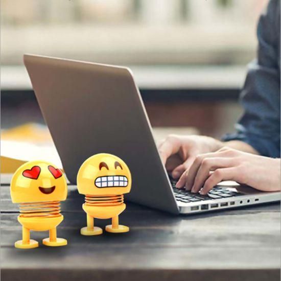Smiling Face Spring Bouncing Doll -3 PIS (Emoji)