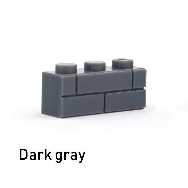 240pcs DIY Building Blocks Thick wall Figures Bricks 1x3 Dots Educational Creative Size Compatible With Brand Toys for Children
