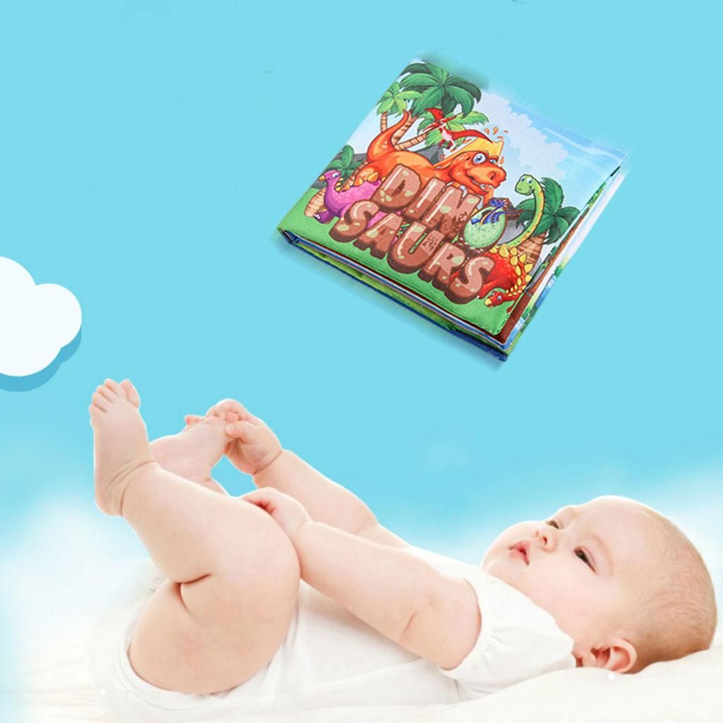Cartoon Soft Cloth Books Sensory Toy Book for Car 0 3 6 to 12 Months Toddlers Infant