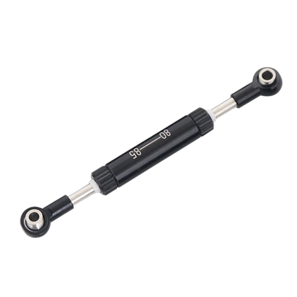 1/10 Adjustable Length(80-85)Servos Pull Rod-Steering Lever for RC Crawler Remote Control Toys Car SCX10 90046 TRX4 Black