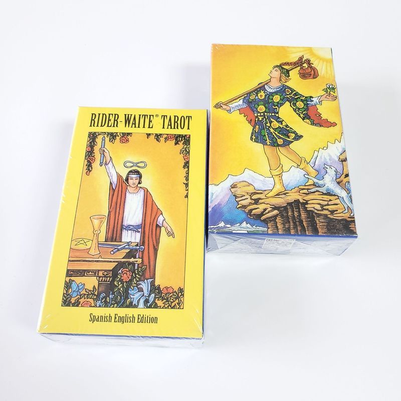 HOT Rider Waite Tarot Cards 78pcs Oracle Cards Occult Divination Tarot Deck Secret Language Destiny Board Game Adectic Deck Game