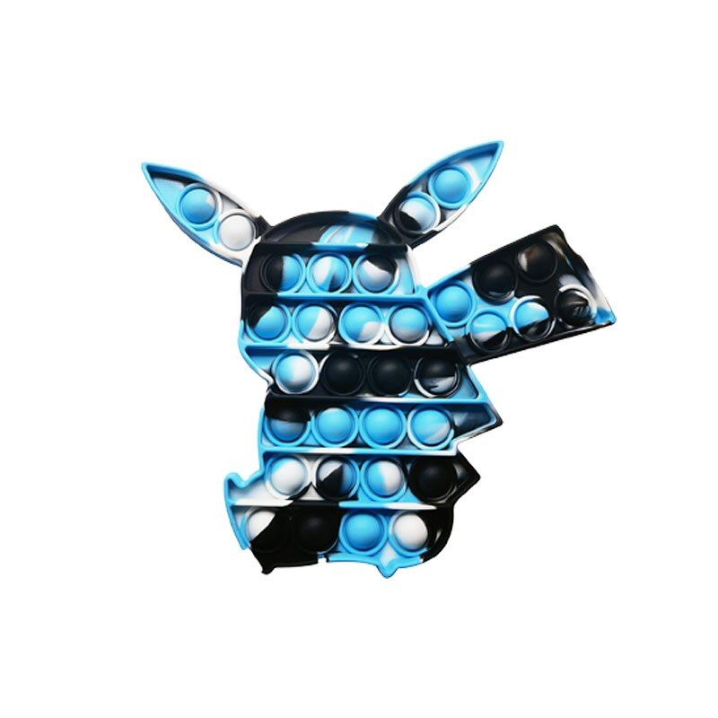 Pokemon Push Bubble Sensory Fidget Toys GoBang Rainbow Desktop Gsme Kids  Stress Relieve Autism Toy