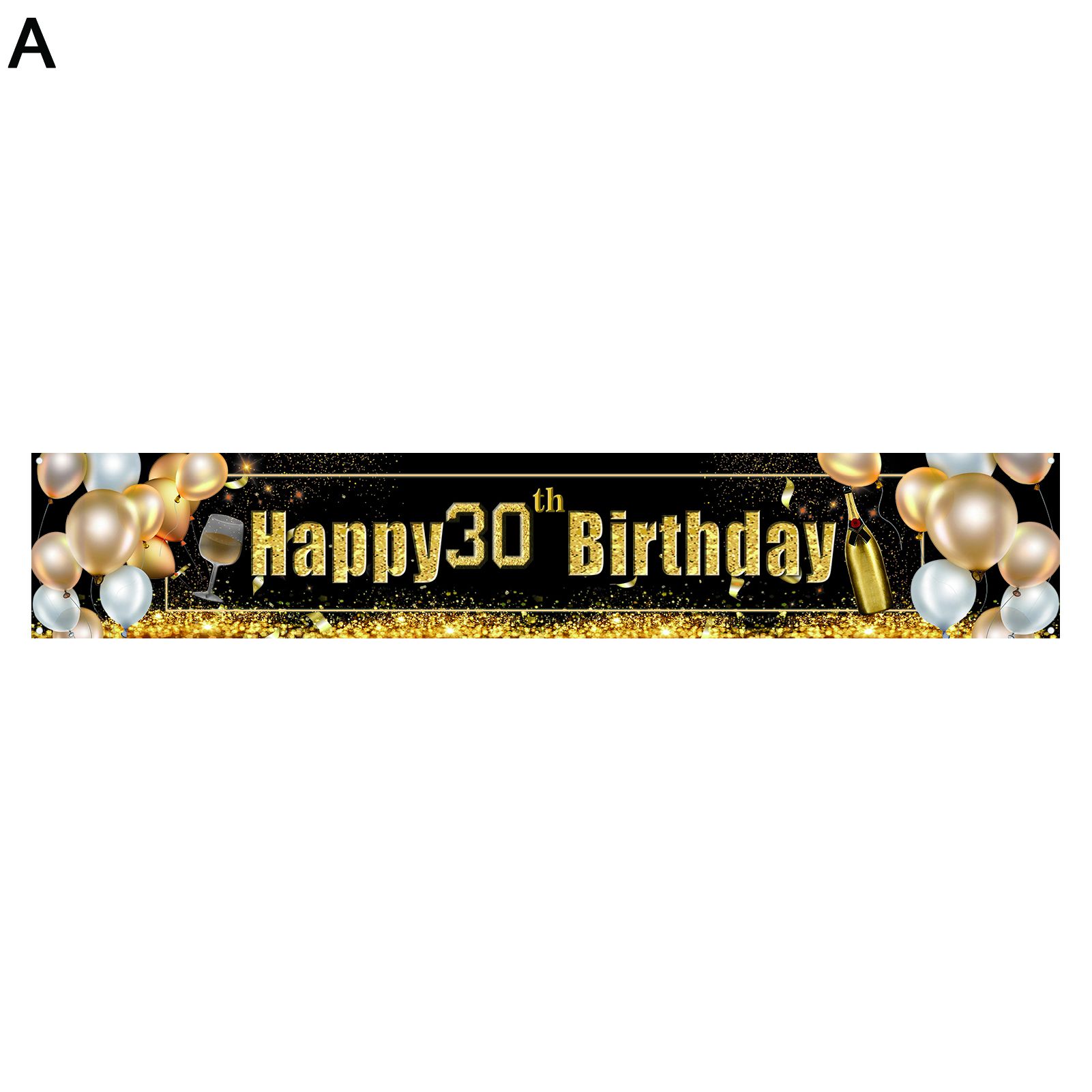 Party Banner Portable Decorative Nice-looking Party Flag Happy Birthday Banner Decoration for Home