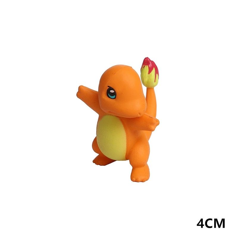 Different Styles Pokemon 3-8CM Anime Figures Pikachu Eevee Vulpix Charmander Sylveon Collection Pet Action Model Toys Gifts