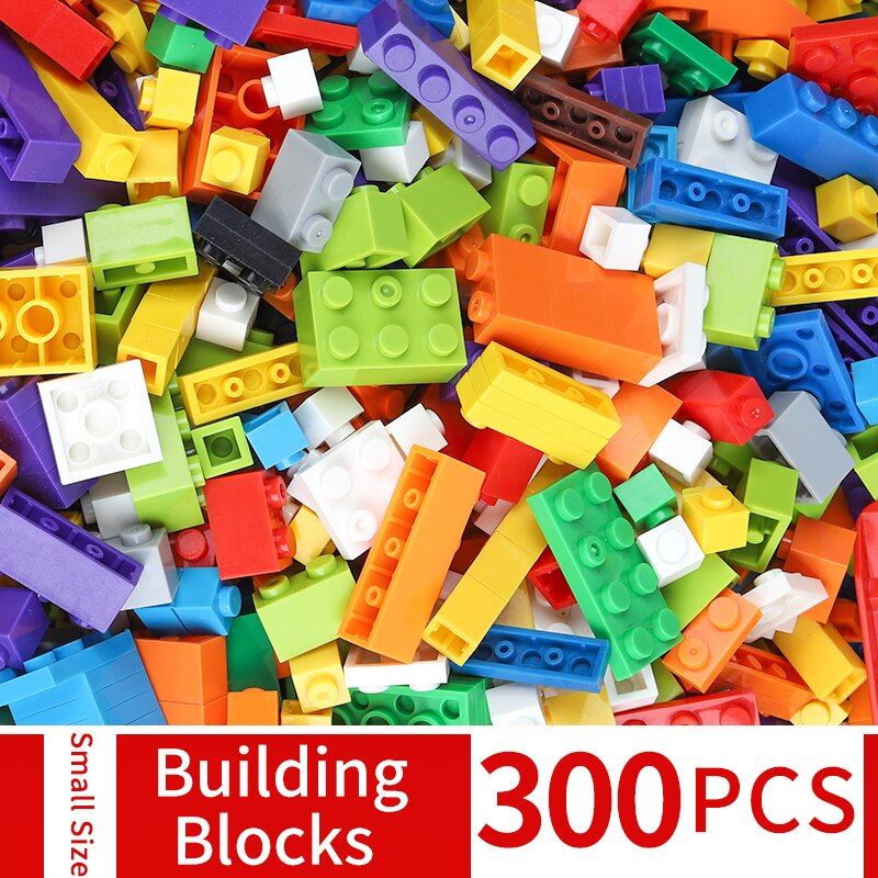 200-1000 Pcs Building Blocks DIY Creative Bricks Model Constructor Educational Kids Toys
