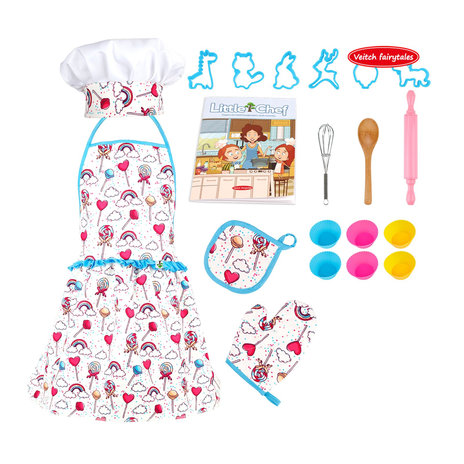 Cooking Toy Set High Simulation Dress Up Role Play Baking Toy Set