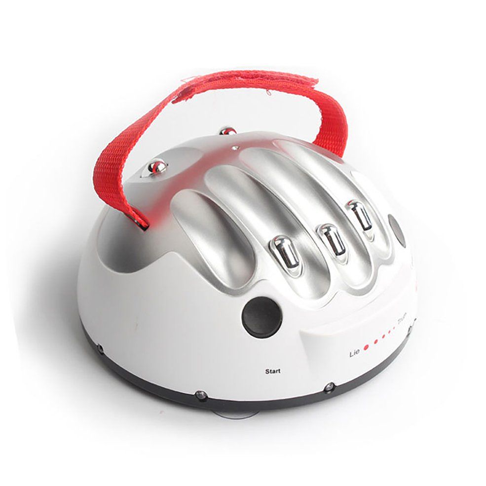 MA Polygraph Shocking Liar Micro Electric Lie Detector Test Truth Dare Game-Silver