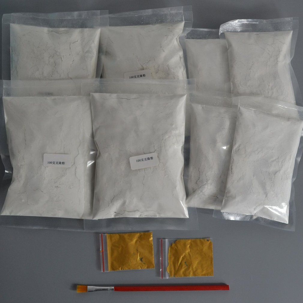 400g Plaster Molding Powder Clone Powder Kit Set Baby Handprints Footprints ty Hand And Foot Casting Consolidation Process