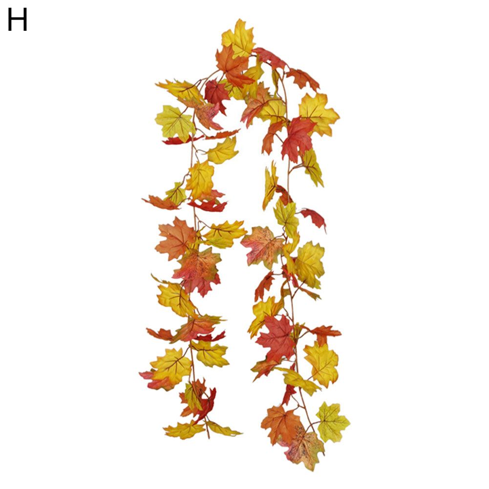 Artificial Maple Leaves Hanging Vine Garland Foliage Home Garden Party Decor