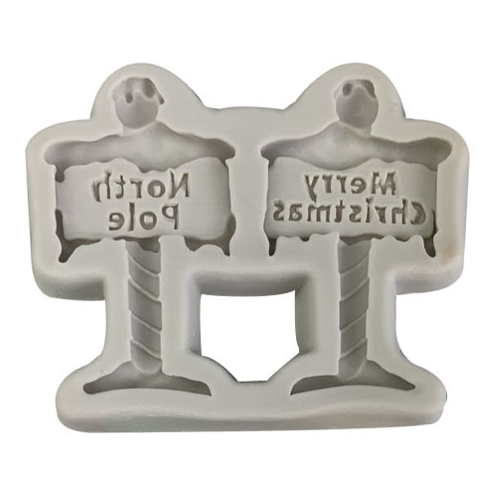 Fondant Mold Portable Anti-slip Flexible Xmas Dessert Mould