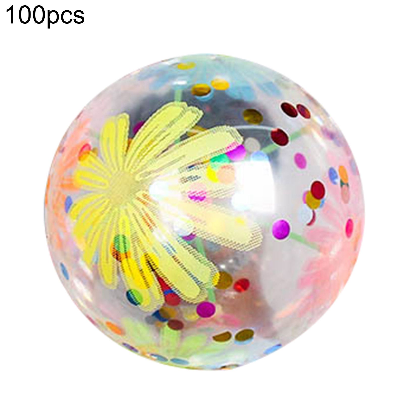 100Pcs Birthday Balloons Colorful Print Multi-Use Latex Proposal Background Balloons Home Decor