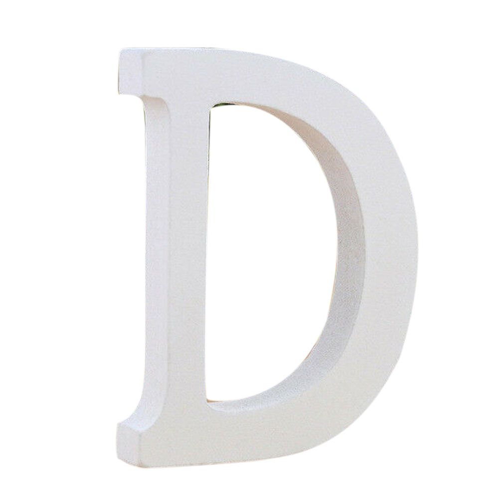 Wooden English Letters Alphabet Symbol Ornament Wedding Party DIY Decoration