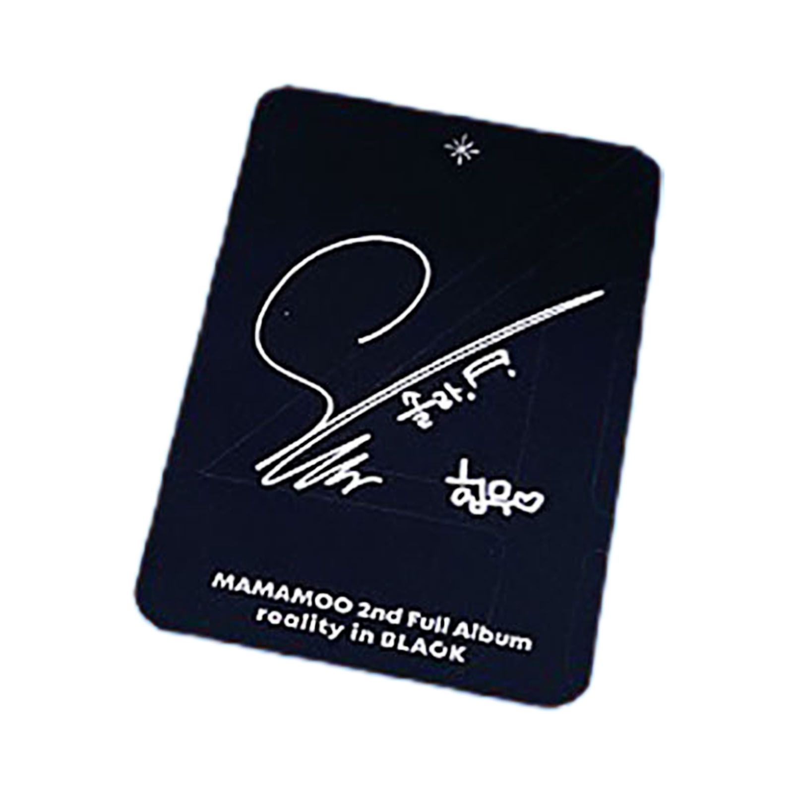 Postcard Exquisite Fine Workmanship Art Paper Muisic Autograph Photo Card Poster for Fans