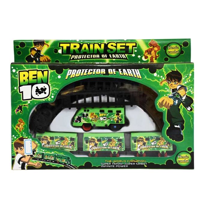 BEN10 Toy Train Set Battery Operated For Kids