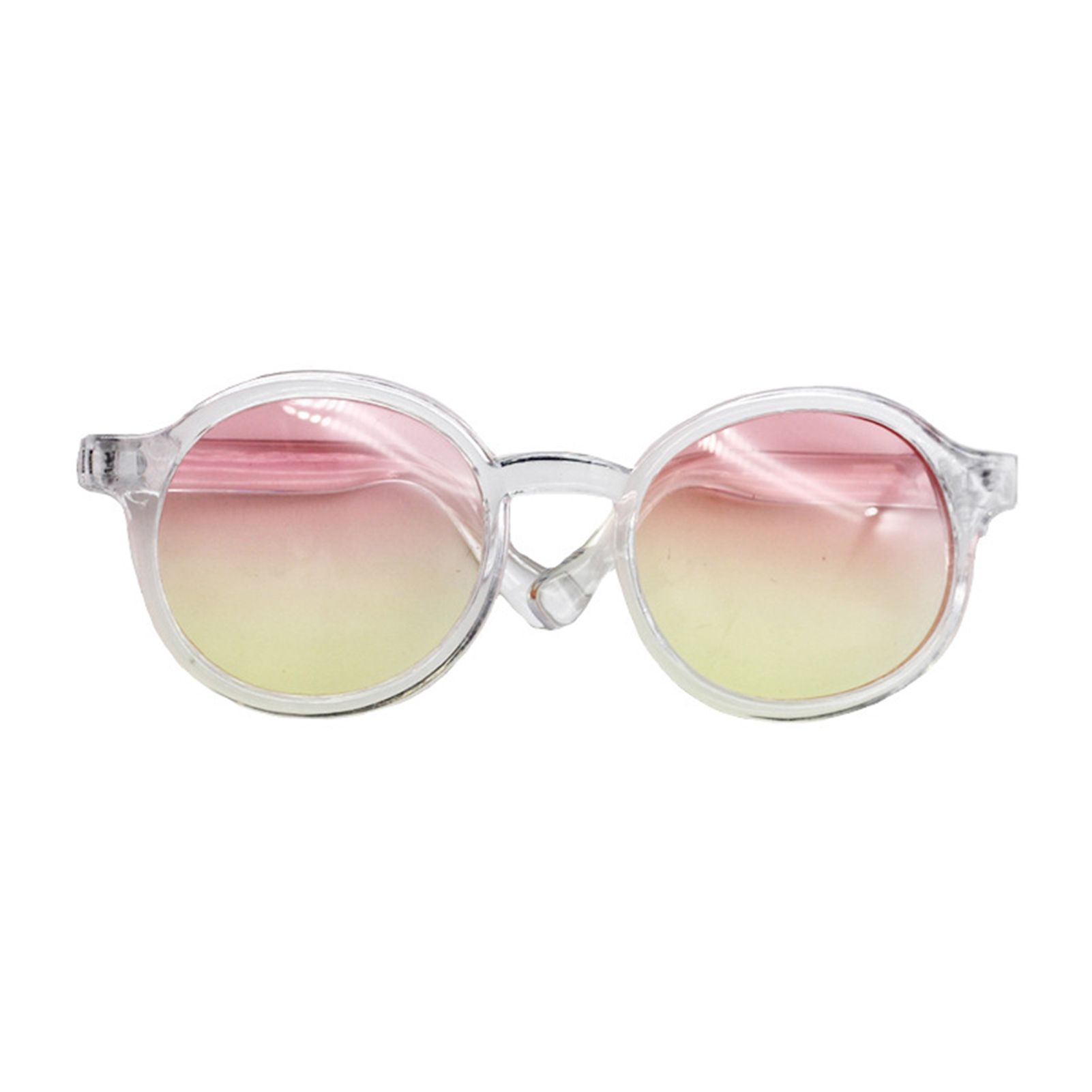 1 Pair Doll Eyeglasses High Simulated Colorful Small Size Vivid Girl Doll Eyeglasses for Child