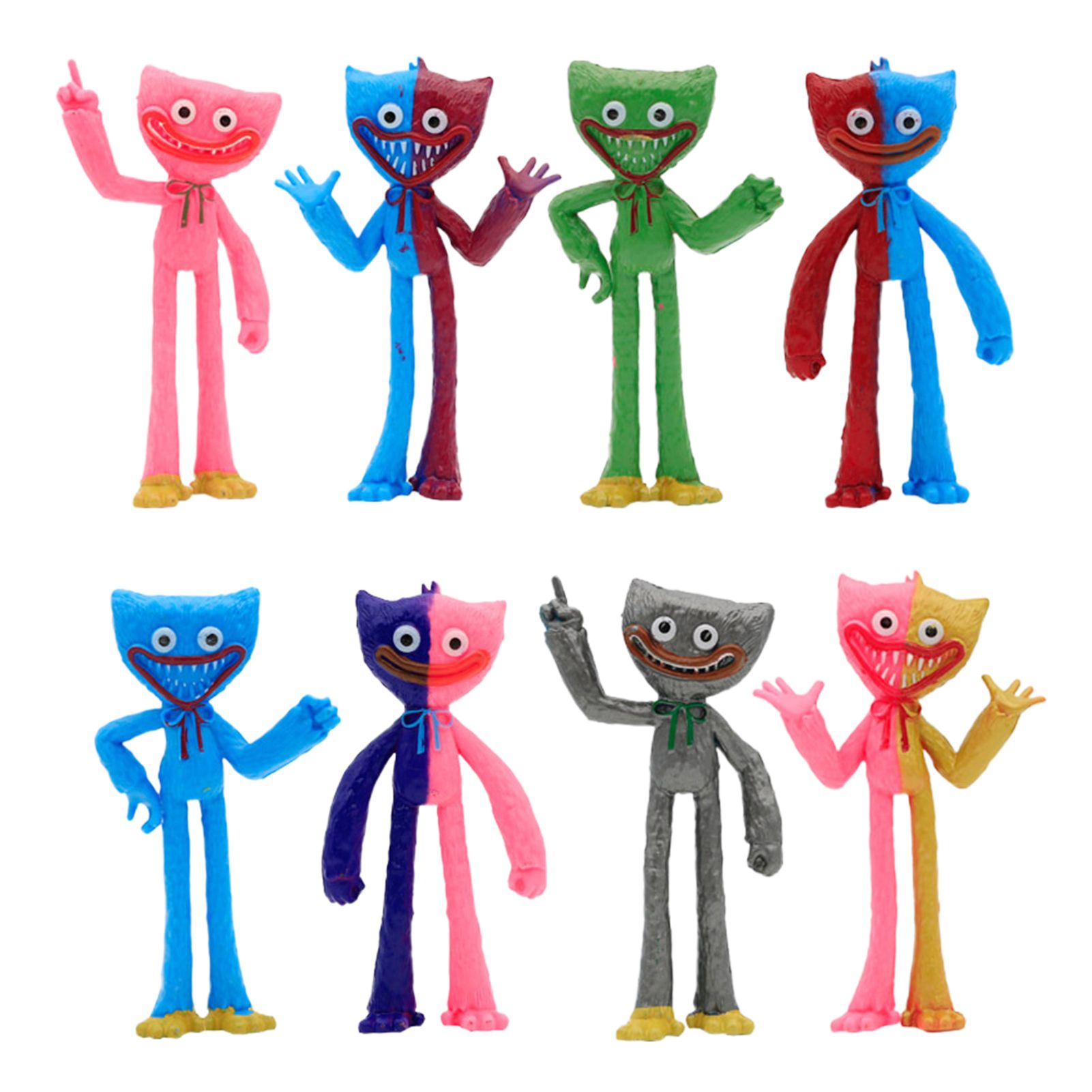 Childrenworld Desktop Statues No Odor Colorful Decorative Poppy Play Cartoon Anime Statue Model