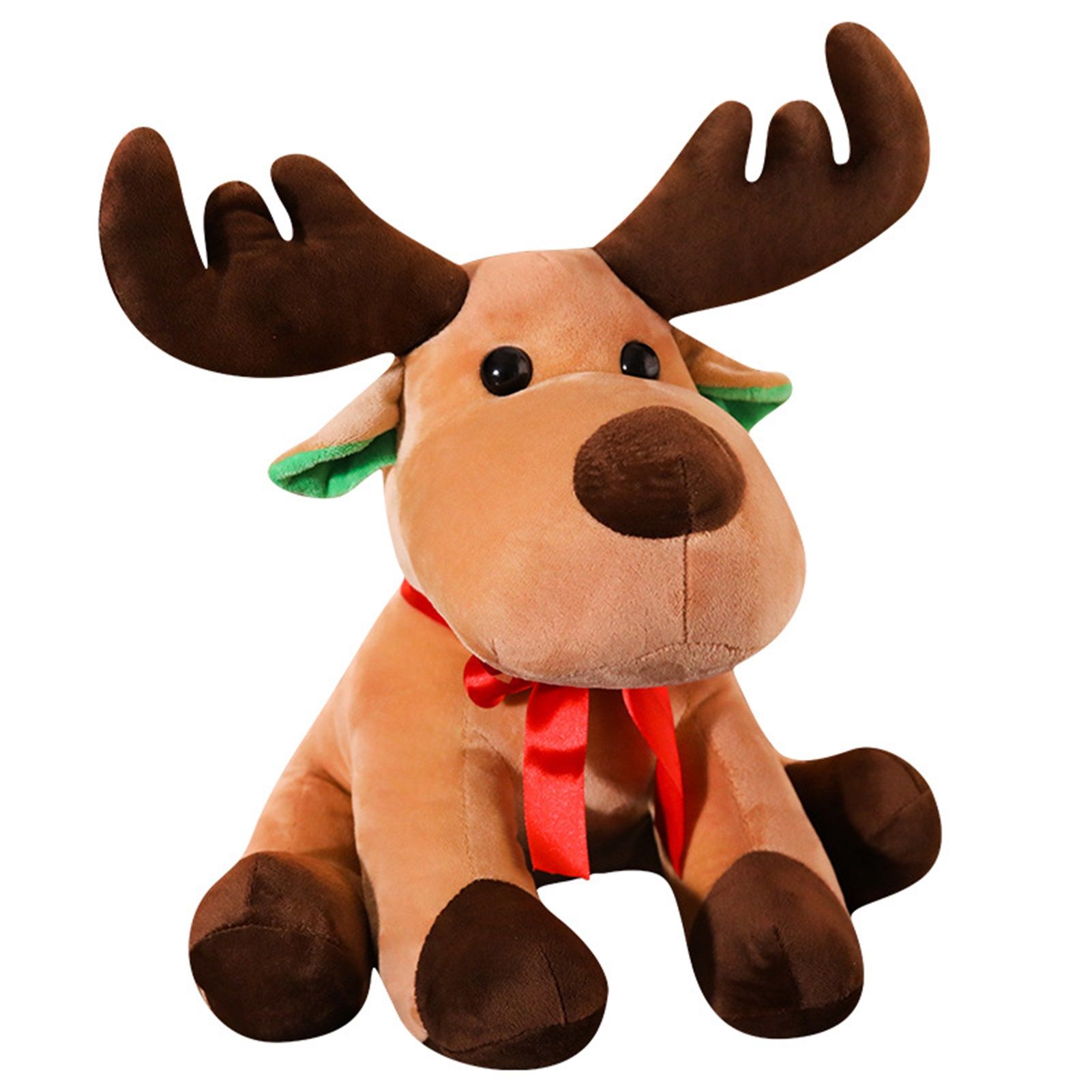 Elk Plush Toys Tear Resistant Christmas Reindeer Plush Doll