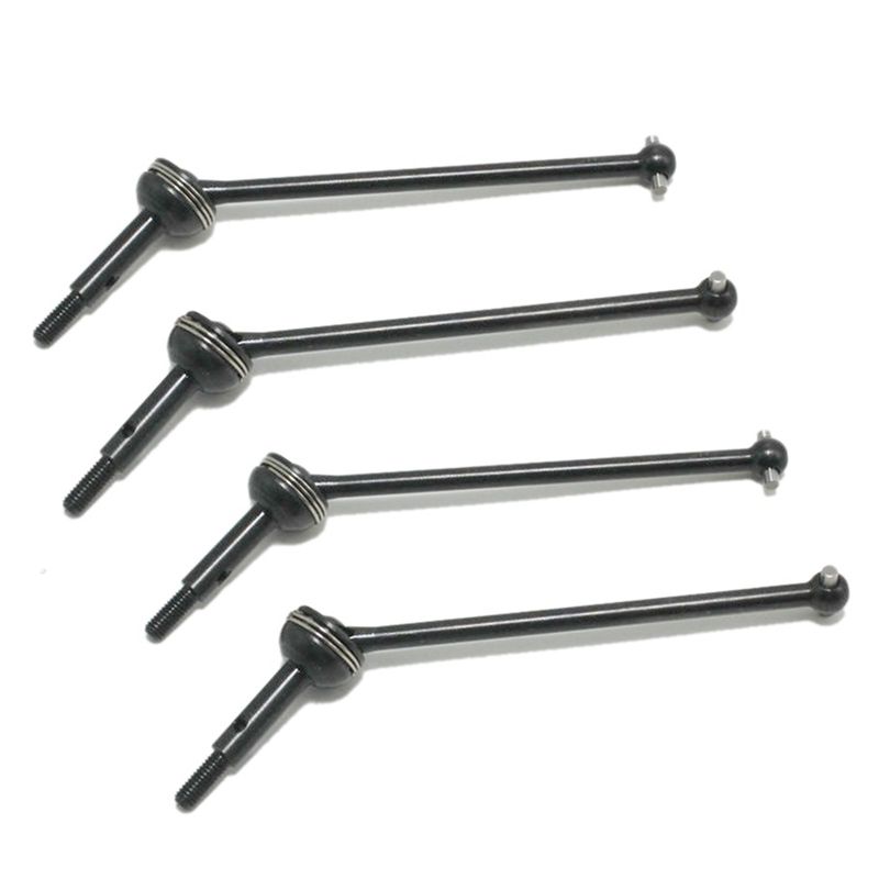 BRADOO-4Pcs Steel Front Rear Universal CVD Drive Shaft for WLtoys 144001 124018 124019 RC Car Upgrade Parts Accessories