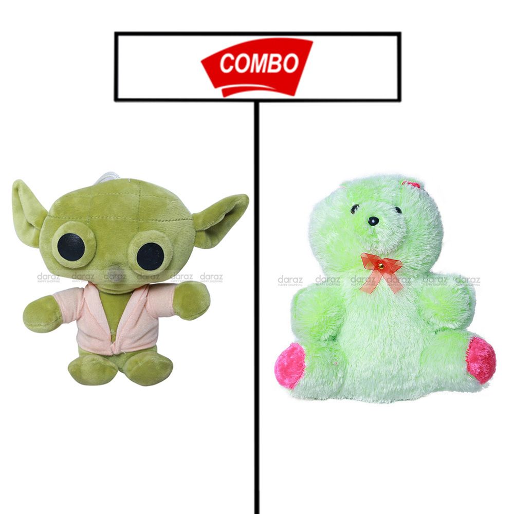 One Pcs Panda and One Pcs Bear Combo