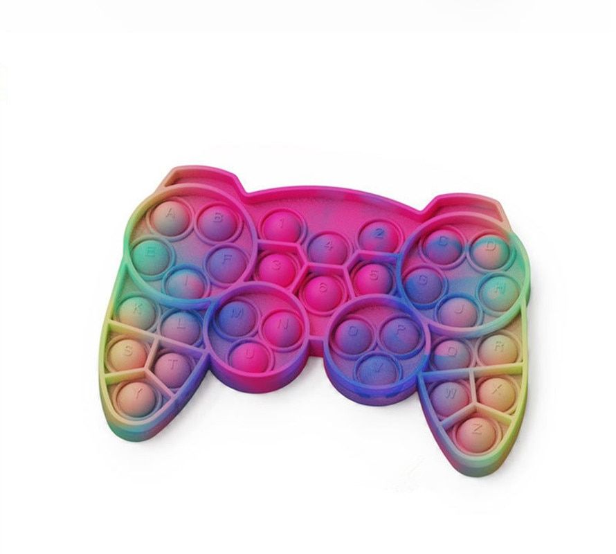 Candy Colors Pop It Push Bubble Fidget Toys  Stress  Squeeze Toy Antistress Popit Soft  Kids Toys Gifts