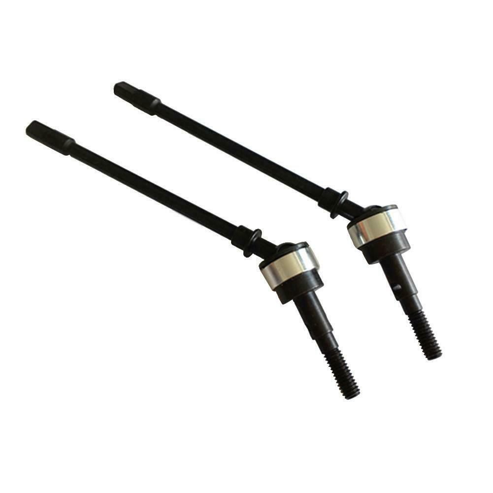 1Pair Stainless Steel Cvd Drive Shaft Front Axle Rc Parts for Axial Scx10 Crawler Rc Car Silver