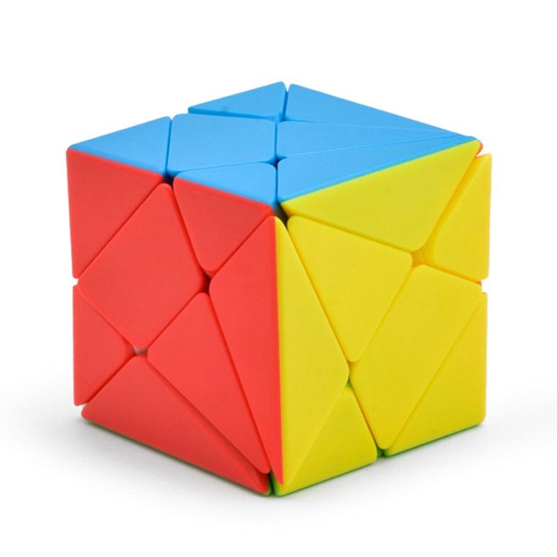 New Strange-shape Stickerless Fluctuation Skew Magic Cube Axis Speed 3x3x3 Puzzle Cubes Educational Toys For Kids Children F15