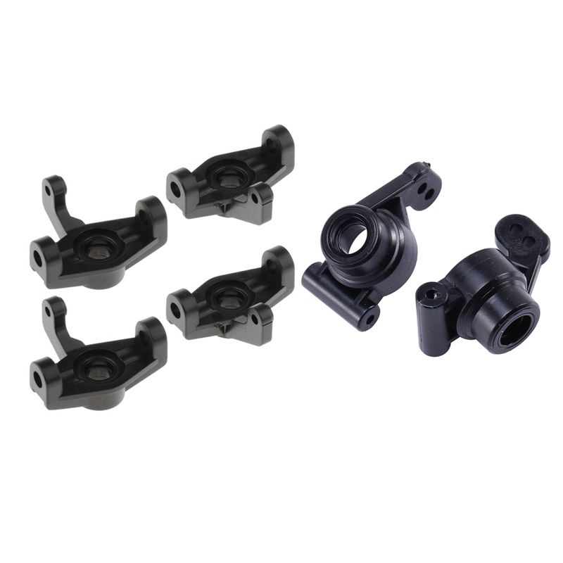 1set for WLtoys 144001 4WD 144001-1252 Rear Wheel Seat 1/14 Plastic & 4Pcs 1/14 RC Car Plastic Front Hub Carrier