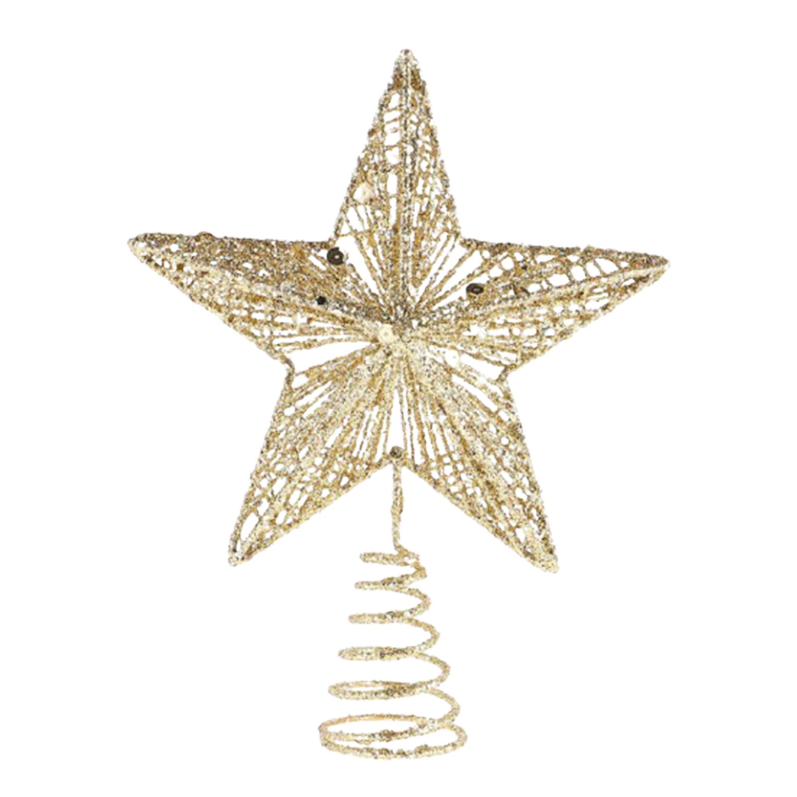 Hollow Star Topper istic Looking X Topper Holiday Seasonal Decor