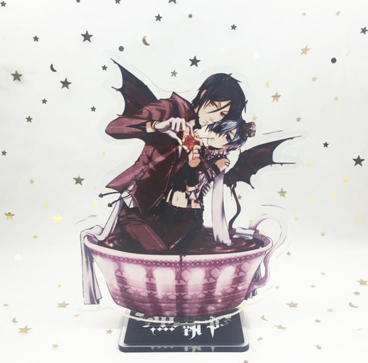1pc  Anime Kuroshitsuji Black Butler Sebastian Michaelis Acrylic Stand Figure Desktop Decor Collection Model Toys Gift